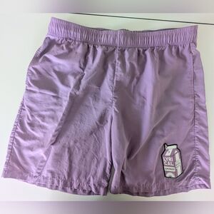 Lyrical Lemonade Purple Graphic Shorts Mens XL Drawstring Cotton
